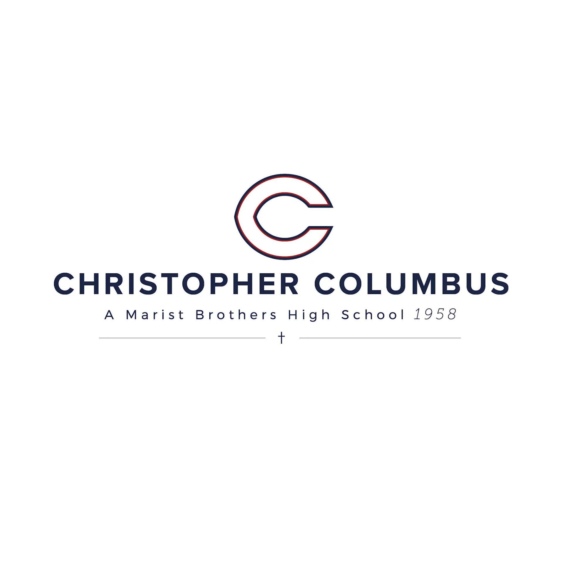 The official logo of Christopher Columbus High School, representing the next academic step for graduating students from The Roig Academy.